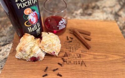 Glazed Cranberry Orange Scones