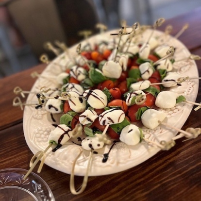 veggies and cheese appetizer